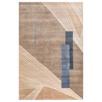 Pre-owned Jaipur Rugs Muted Melody Gray Brown & Gray Brown 180x270 Cm Hand Knotted Rugs