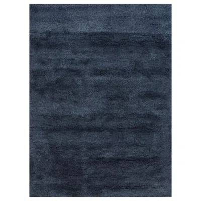 Pre-owned Jaipur Rugs Nightfall Noir Deep Navy & Deep Navy 180x270 Cm Hand Knotted Rug In Blue