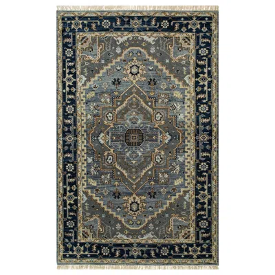 Pre-owned Jaipur Rugs Nightscape Depths Deep Blue & Navy 270x360 Cm Hand Knotted Rug