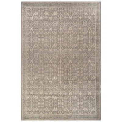 Pre-owned Jaipur Rugs World Wanderer Charcoal Slate & Medium Gray 300x420 Cm Handknotted Rug