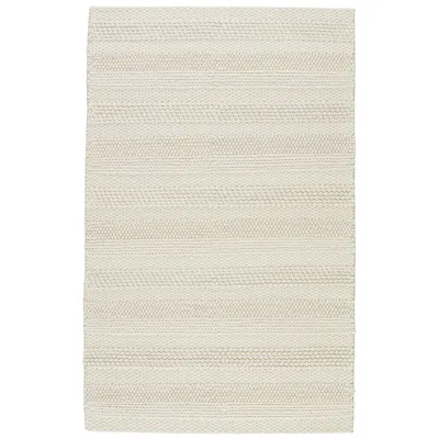Jaipur Scandinavian Dula Lagom Scd28 5'x8' Ivory Wool Area Rug