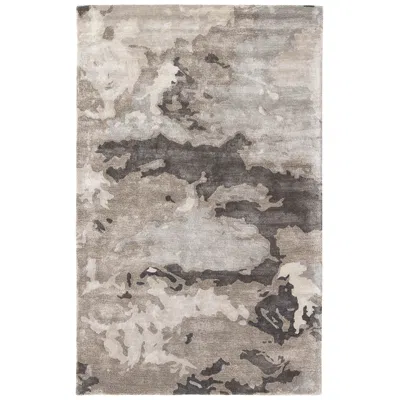 Jaipur Transcend Glacier Trd01 6'x9' Gray And Silver Area Rug