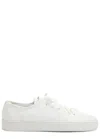 Jak Atom Grained Leather Sneakers In White