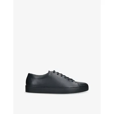 Jak Mens Royal Leather Low-top Trainers Navy Eur 42 / 8 Uk