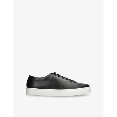 Jak Mens Royal Leather Low-top Trainers Blk/white Eur 44 / 10 Uk