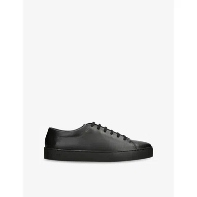 Jak Mens Royal Leather Low-top Trainers Black Eur 42 / 8 Uk