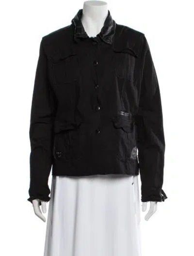 Pre-owned Jakett Leather Jacket In Black