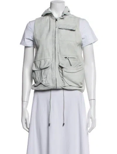 Pre-owned Jakett Leather Vest In Multicolor