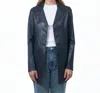 Jakett Marlene Vintage Leather Jacket In Mdngt