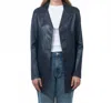 Jakett Marlene Vintage Leather Jacket In Midnight In Multi