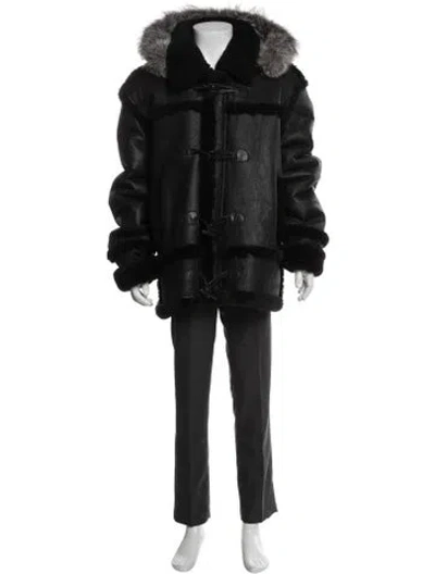 Pre-owned Jakewood Leather Parka In Blue