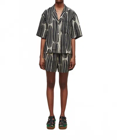 Jakke Cactus Gianna Shirt In Black In Gray