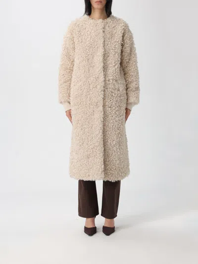 JAKKE FUR COAT JAKKE WOMAN COLOR CREAM,H63582078