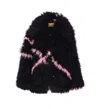 Jakke Cocoon Faux-fur Coat In Black