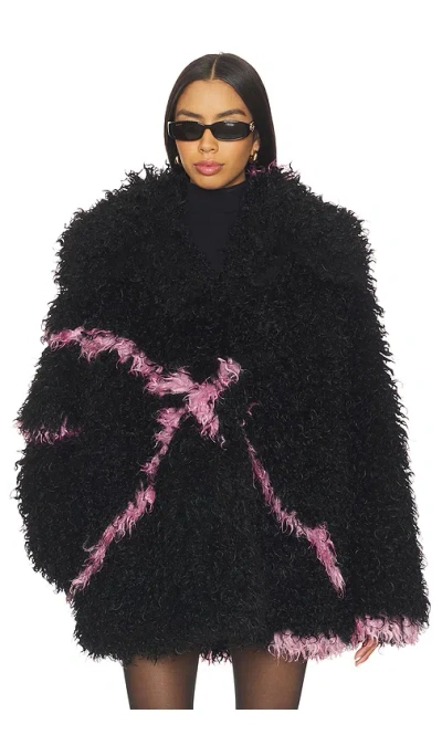 Jakke Cocoon Coat In Black