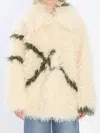 Jakke Cocoon Fur-effect Coat In Neutral