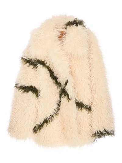 Jakke Cocoon Faux-fur Coat In Brown
