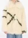Jakke Cocoon Fur-effect Coat In Neutral