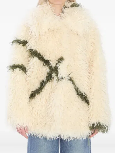 JAKKE COCOON FUR-EFFECT COAT