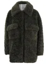Jakke Long-sleeves Patch-pocket Coat In Green