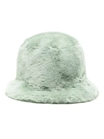 Jakke Faux-fur Bucket Hat In Green