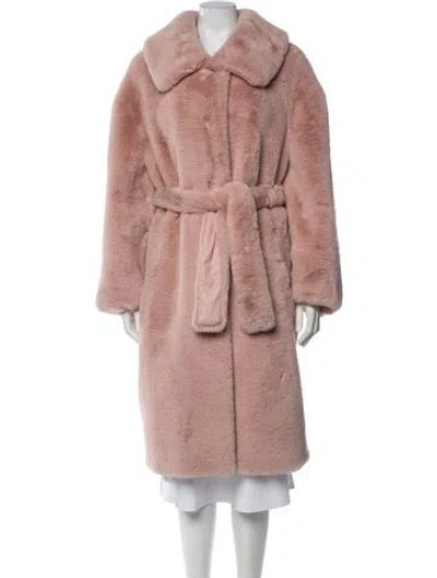 Pre-owned Jakke Faux Fur Coat W/ Tags In Pink