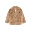 Jakke Rita Faux-fur Jacket In Brown