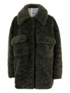 Jakke Long-sleeves Patch-pocket Coat In Green