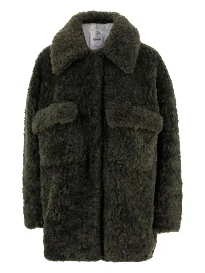 JAKKE LONG-SLEEVES PATCH-POCKET COAT