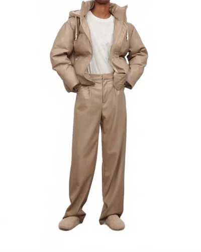 Jakke Poppy Puffer Jacket In Biscuit In Brown