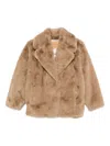 Jakke Rita Faux-fur Jacket In Neutral