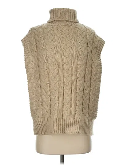 Pre-owned Jakke Sweater Vest In Tan