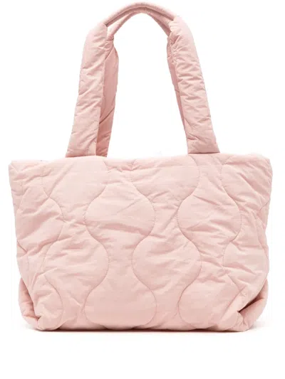Jakke Tate Quilted Tote Bag In Pink