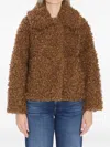 Jakke Traci Shearling-effect Jacket In Brown
