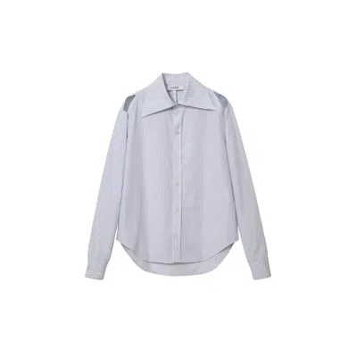 Jakke Women's Crest Shirt - Blue/white