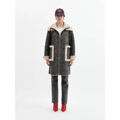 Jakke Women's Frost Coat - Oat Dark Grey In Gray