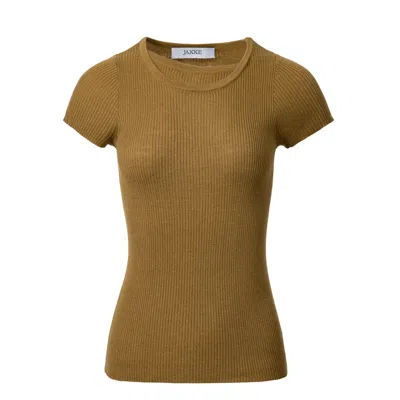 Jakke Women's Gold Twin Collar Top - Medallion