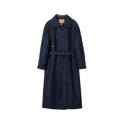 Jakke Women's Milla Trench Coat - Distressed Blue Denim