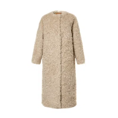Jakke Women's Neutrals Arc Coat - Cream In White