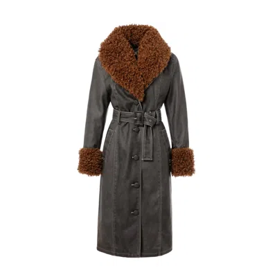 Jakke Women's Palladino Coat - Vintage Black In Gray