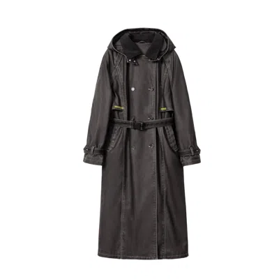 Jakke Women's Rayn Hooded Trench Coat - Black