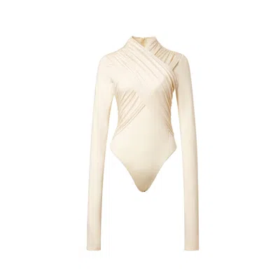 Jakke Women's White Lira Bodysuit - Cream In Neutral