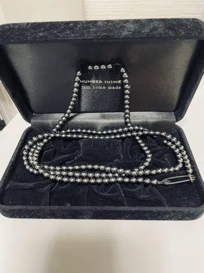 Pre-owned Jam Home Made X Number N Ine Number (n)ine × Jam Home Made Necklace 01aw Silver 117cm