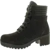 Jambu Douglas Womens Zipper Suede Combat & Lace-up Boots In Multi