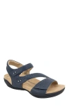 Jambu Makayla Casual Flat Sandal In Navy