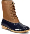 Jambu Maplewood Waterproof Boots In Navy/tan In Black
