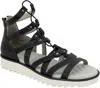 Jambu Rome Wedge Sandal In Black In Black
