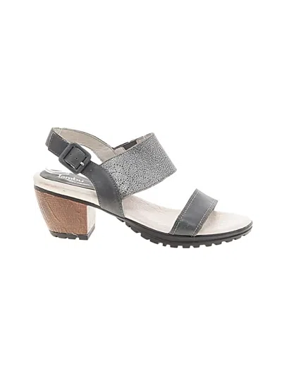 Pre-owned Jambu Sandals In Gray