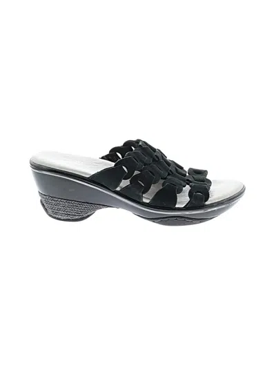 Pre-owned Jambu Wedges In Black
