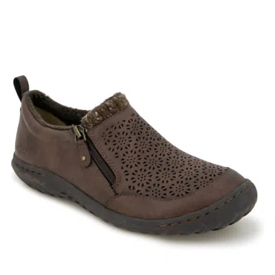 Jambu Women's Amber Slip-on In Dark Brown
